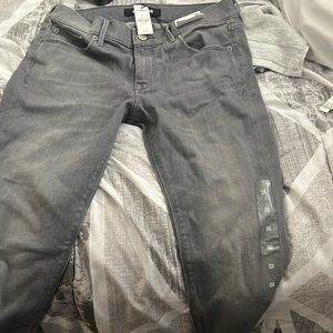Express legging mid rise stretch grey jeans